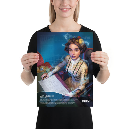 Ada Lovelace Biographical Poster – Mythic Lab